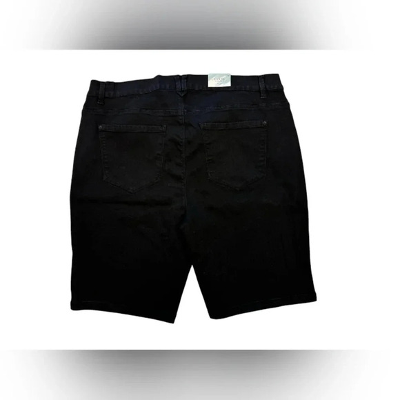 Curve Appeal NWT Shorts Black Plus Size High Waisted 22W - Picture 4 of 8